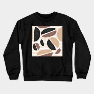 Terracotta Abstract Crewneck Sweatshirt